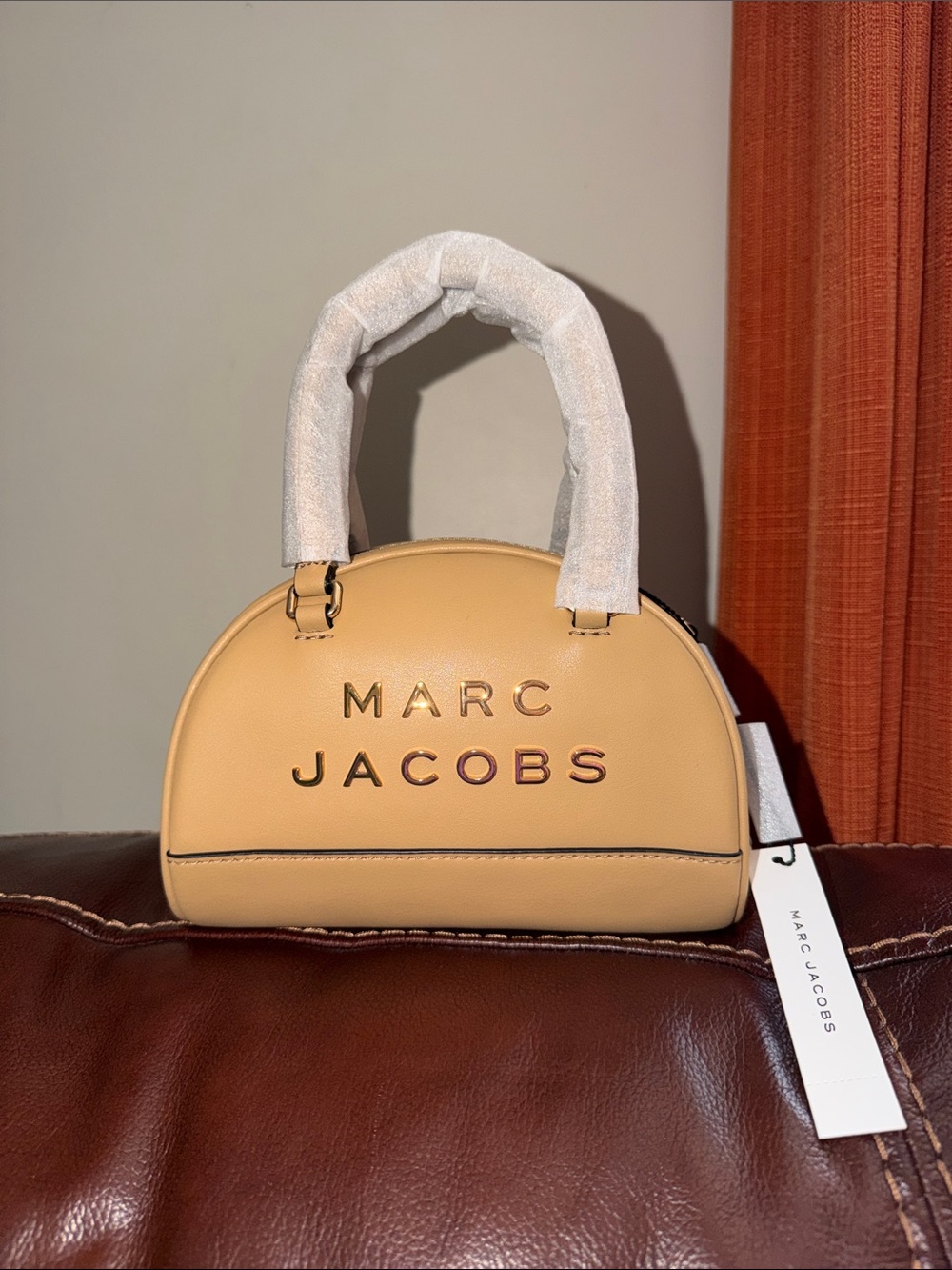 ‼️NEW Marc Jacobs Small Bowling Leather Satchel Crossbody Bag
